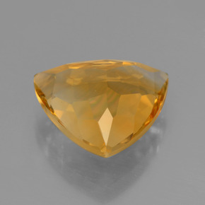 Citrine Doré moyen-foncé naturelle Trillion, 3.94 ct, VVS