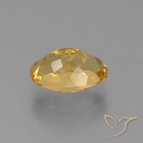 Citrine Doré moyen-foncé naturelle ovale, 2.63 ct, VVS-VS