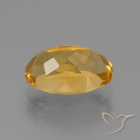 Citrine Orange-or naturelle ovale, 3.01 ct, VVS-VS
