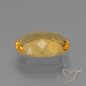 Citrine Doré moyen naturelle ovale, 2.49 ct, VVS-VS