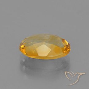 Citrine Doré foncé naturelle ovale, 2.92 ct, VVS-VS