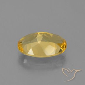 Citrine Doré naturelle ovale, 2.55 ct, VVS-VS