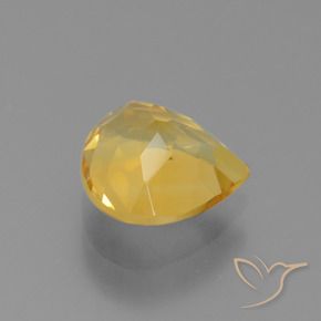 Citrine Doré moyen-foncé naturelle En forme de poire, 2.40 ct, VVS-VS