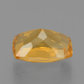 Citrine doré naturelle coupe coussin, 2,81 ct, VVS-VS