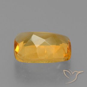 Citrine Orange-or naturelle Coussin, 2.20 ct, VS-SI