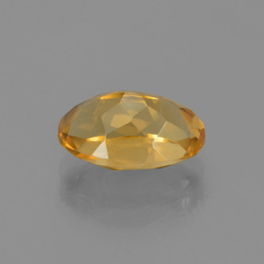 Citrine or naturelle coupe ovale, 2,61 ct, VVS-VS