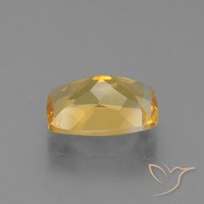 Citrine Doré vif naturelle Coussin, 3.12 ct, VS