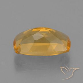 Citrine Or orange foncé naturelle Coussin, 3.28 ct, VVS-VS