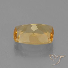 Citrine Doré moyen-foncé naturelle Coussin, 2.44 ct, VVS-VS