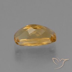 Citrine Orange doré profond naturelle Coussin, 2.96 ct, VVS-VS