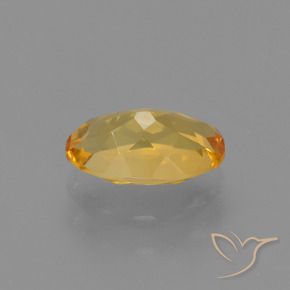 Citrine Or orange foncé naturelle ovale, 2.42 ct, VVS-VS