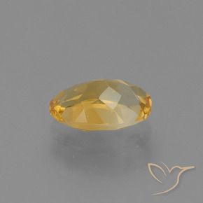 Citrine Orange-or naturelle ovale, 2.09 ct, VVS-VS