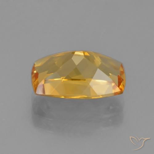 Citrine Or orange foncé naturelle Coussin, 2.55 ct, VVS-VS