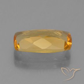 Citrine Doré-orange foncé naturelle Coussin, 2.53 ct, VVS-VS