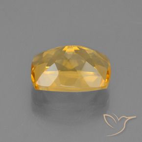 Citrine Doré-orange foncé naturelle Coussin, 2.65 ct, VVS-VS