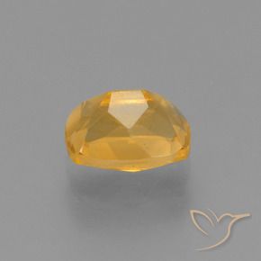 Citrine Orange moyen naturelle Coussin, 1.97 ct, VVS-VS
