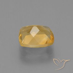 Citrine Doré vif naturelle Coussin, 2.02 ct, VVS-VS