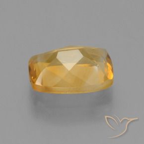 Citrine Doré vif naturelle Coussin, 2.77 ct, VS