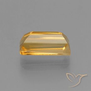 Citrine Orange-or naturelle Baquette, 1.85 ct, VVS-VS