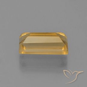 Citrine Doré moyen-foncé naturelle Baquette, 3.28 ct, VVS-VS