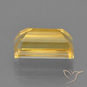 Citrine Doré moyen naturelle Baquette, 3.68 ct, VS