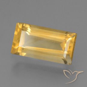 Citrine Or naturelle Baquette, 1.78 ct, VS