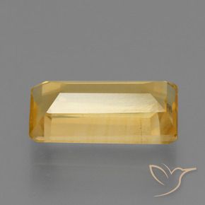 Citrine Or naturelle Baquette, 1.40 ct, VS
