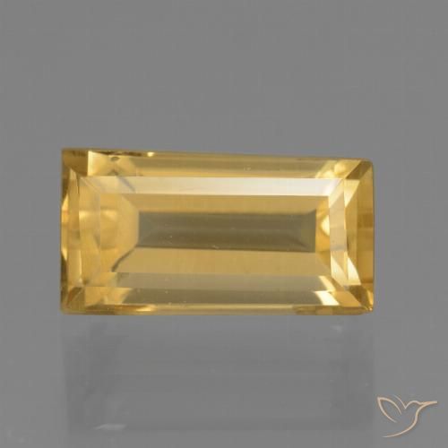 Citrine Or naturelle Baquette, 1.90 ct, VS