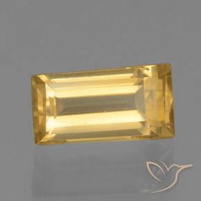 Citrine Or naturelle Baquette, 1.90 ct, VS