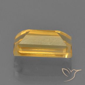Citrine Doré vif naturelle Baquette, 1.90 ct, VS