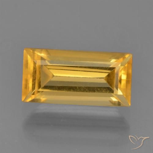 Citrine Doré moyen naturelle Baquette, 1.79 ct, VVS-VS