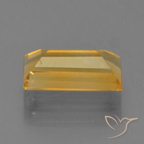 Citrine Doré moyen-foncé naturelle Baquette, 1.62 ct, VS