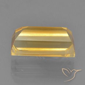 Citrine Doré vif naturelle Baquette, 3.39 ct, VS