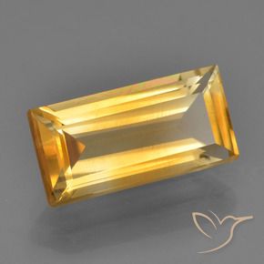 Citrine Doré moyen naturelle Baquette, 2.70 ct, VS