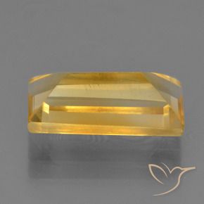 Citrine Doré moyen naturelle Baquette, 2.70 ct, VS