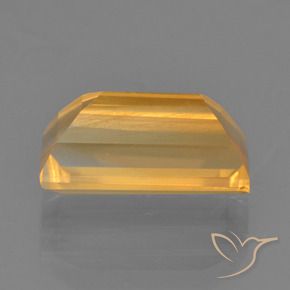 Citrine Orange-or naturelle Baquette, 2.76 ct, VS