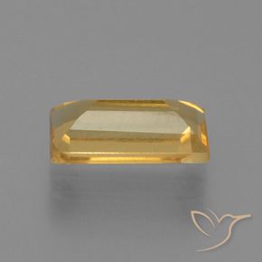 Citrine Or moyen naturelle Baquette, 1.44 ct, VS