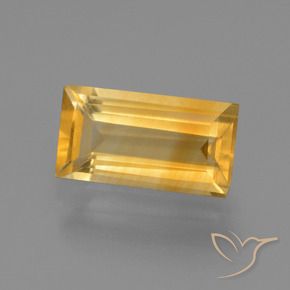 Citrine Orange Doré naturelle Baquette, 1.56 ct, VVS-VS