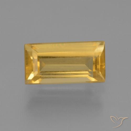1.76ct Naturel Doré vif Citrine, Baquette, VS
