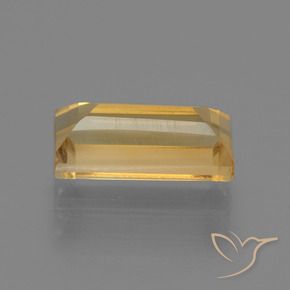 Citrine Orange doré profond naturelle Baquette, 1.62 ct, VS