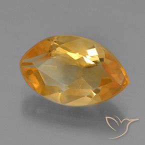 Citrine Or orange foncé naturelle Marquise, 1.90 ct, VVS-VS