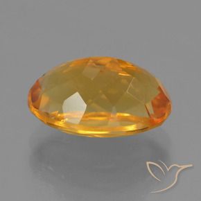 Citrine Or naturelle ovale, 3.51 ct, VVS-VS