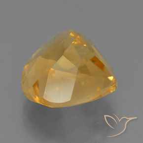 Citrine Orange-or moyen-léger naturelle En forme de poire, 4.54 ct, VS