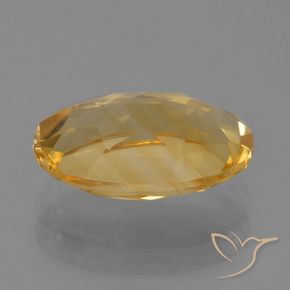 Citrine Doré foncé naturelle ovale, 3.28 ct, VVS-VS