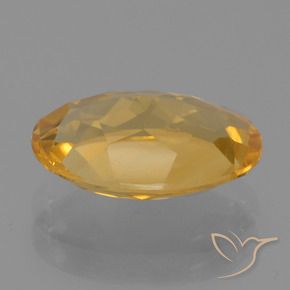 Citrine Doré-orange foncé naturelle ovale, 2.60 ct, VVS-VS