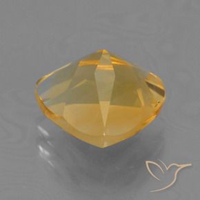 Citrine Orange doré profond naturelle Trillion, 2.23 ct, VS