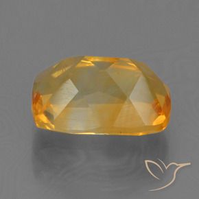 Citrine Or orange foncé naturelle Coussin, 2.27 ct, VS