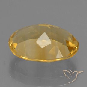 Citrine Doré naturelle ovale, 3.28 ct, VVS-VS