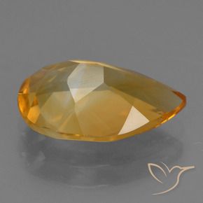 Citrine Or orange foncé naturelle En forme de poire, 2.31 ct, VVS-VS