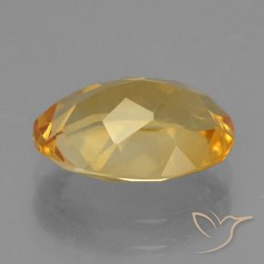 Citrine Doré-orange foncé naturelle ovale, 2.59 ct, VS